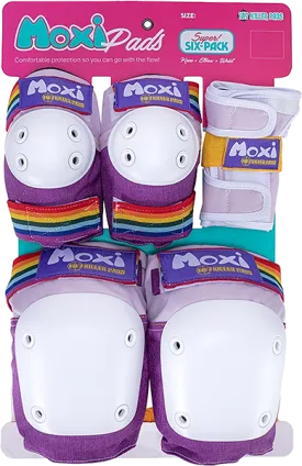 187 6-Pack Pad Set Jr-Moxi Lavender