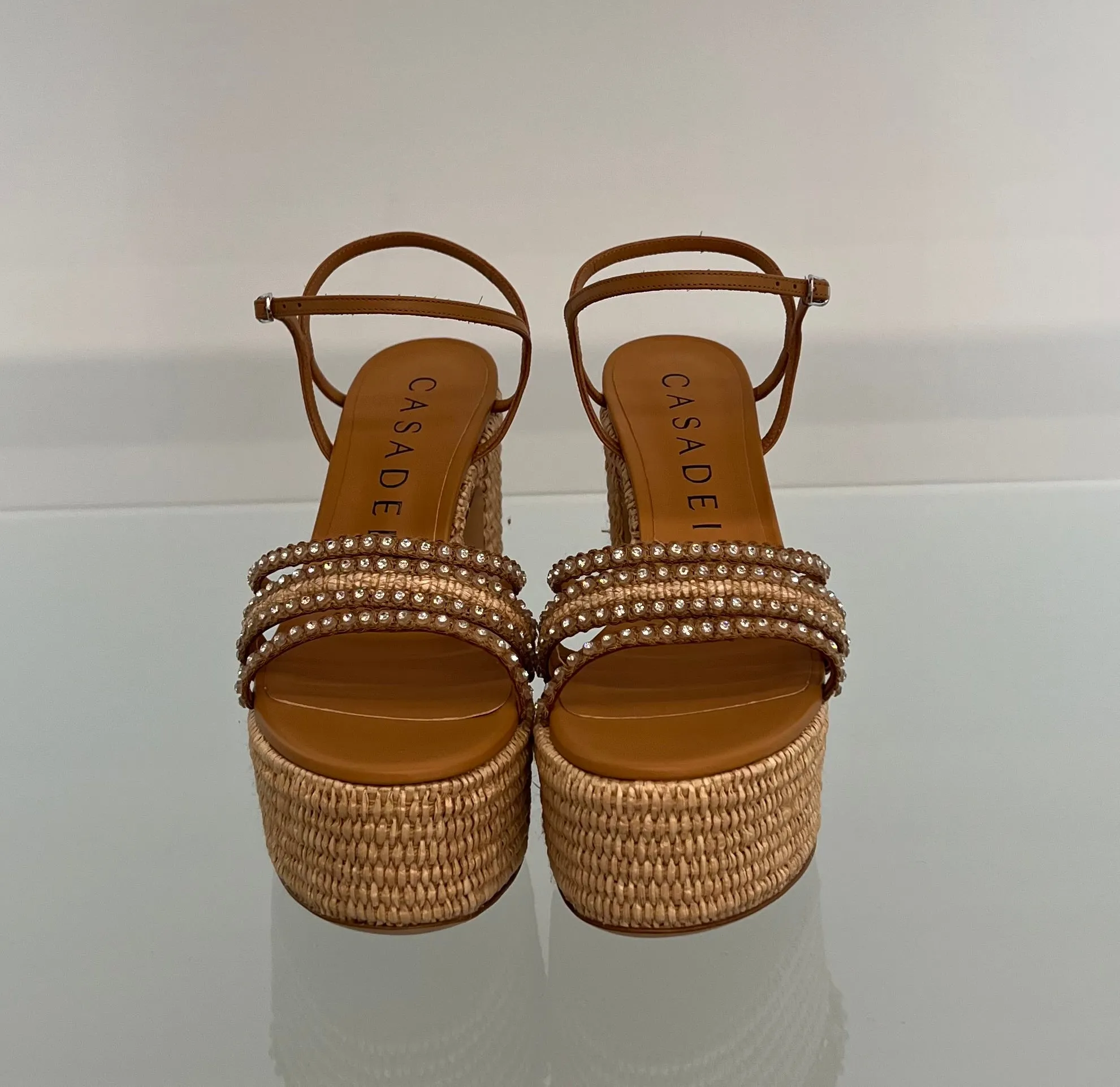 1L251X1201C2424B018 Platform woven sandals