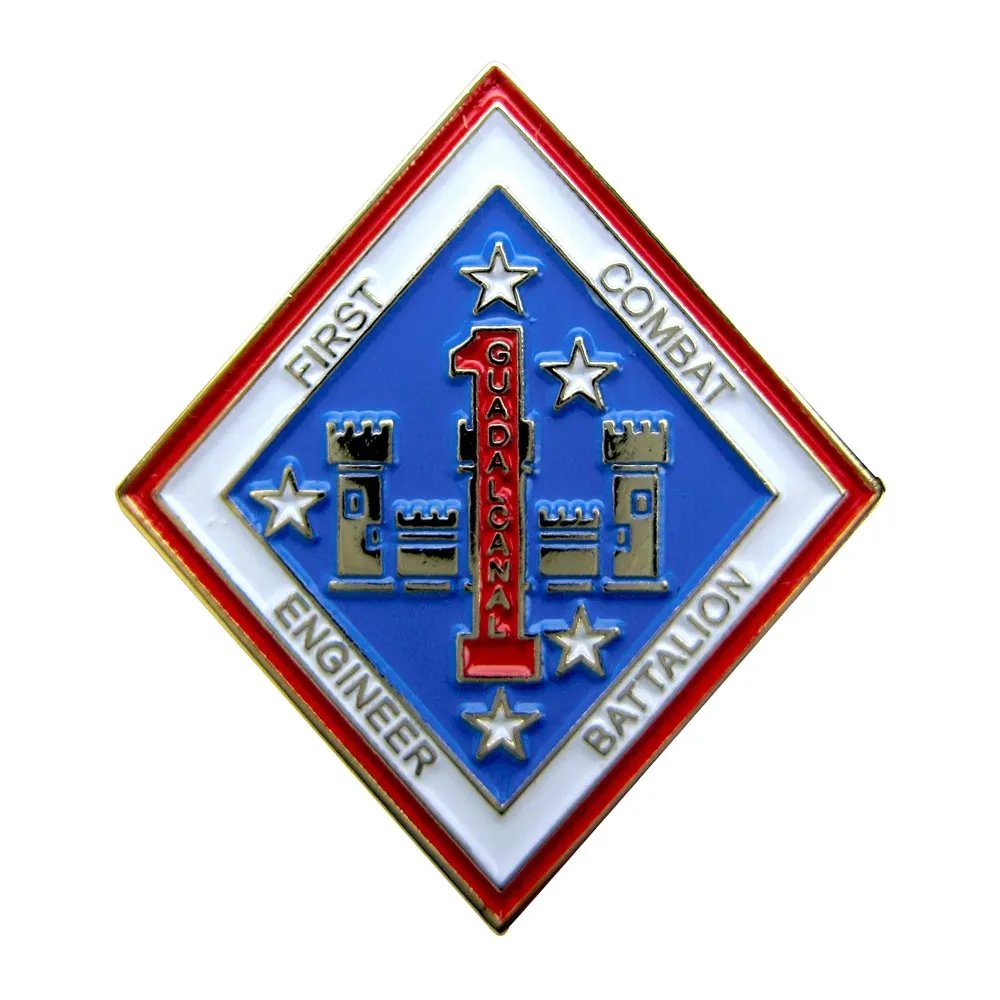 1st Combat Engineer Battalion Pin