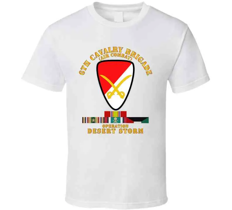 6th Cavalry Brigade - Desert Storm with Desert Storm Service Ribbons - Classic, Hoodie, Premium