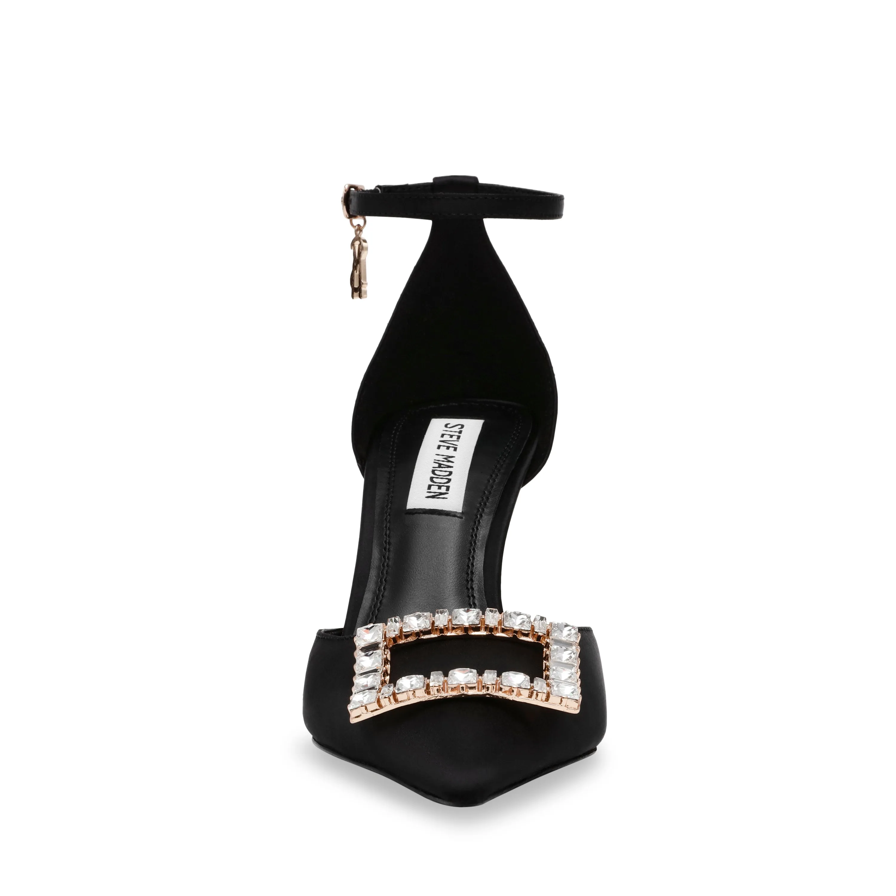 Accession Heeled Sandals BLACK SATIN