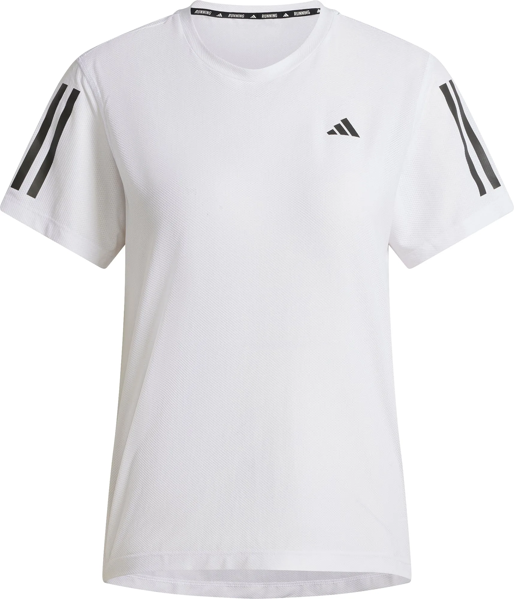 adidas Own The Run Short Sleeve Womens Running Top - White