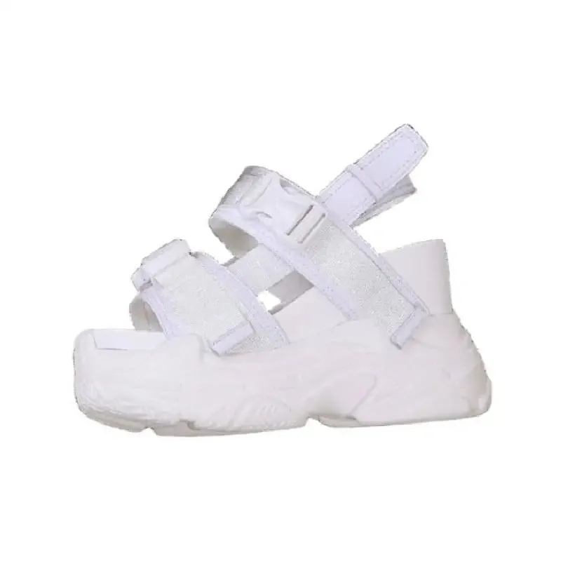 Aesthetic Vegan Platform Sandals