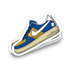 Air Force 1 Low "Undefeated Blue Gold" Sneaker Sticker