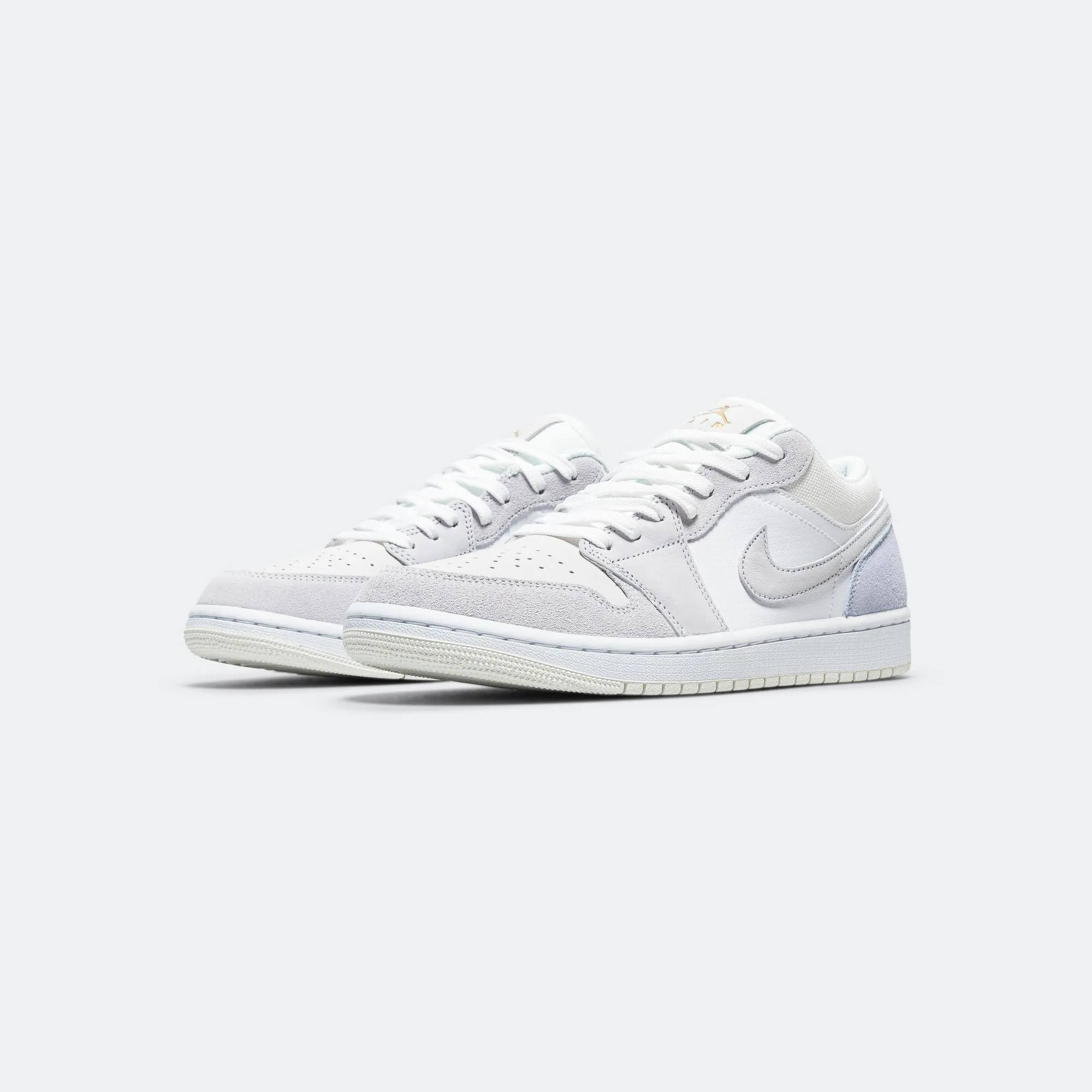 Air Jordan 1 Retro Low - White/Sky Grey-Football Grey