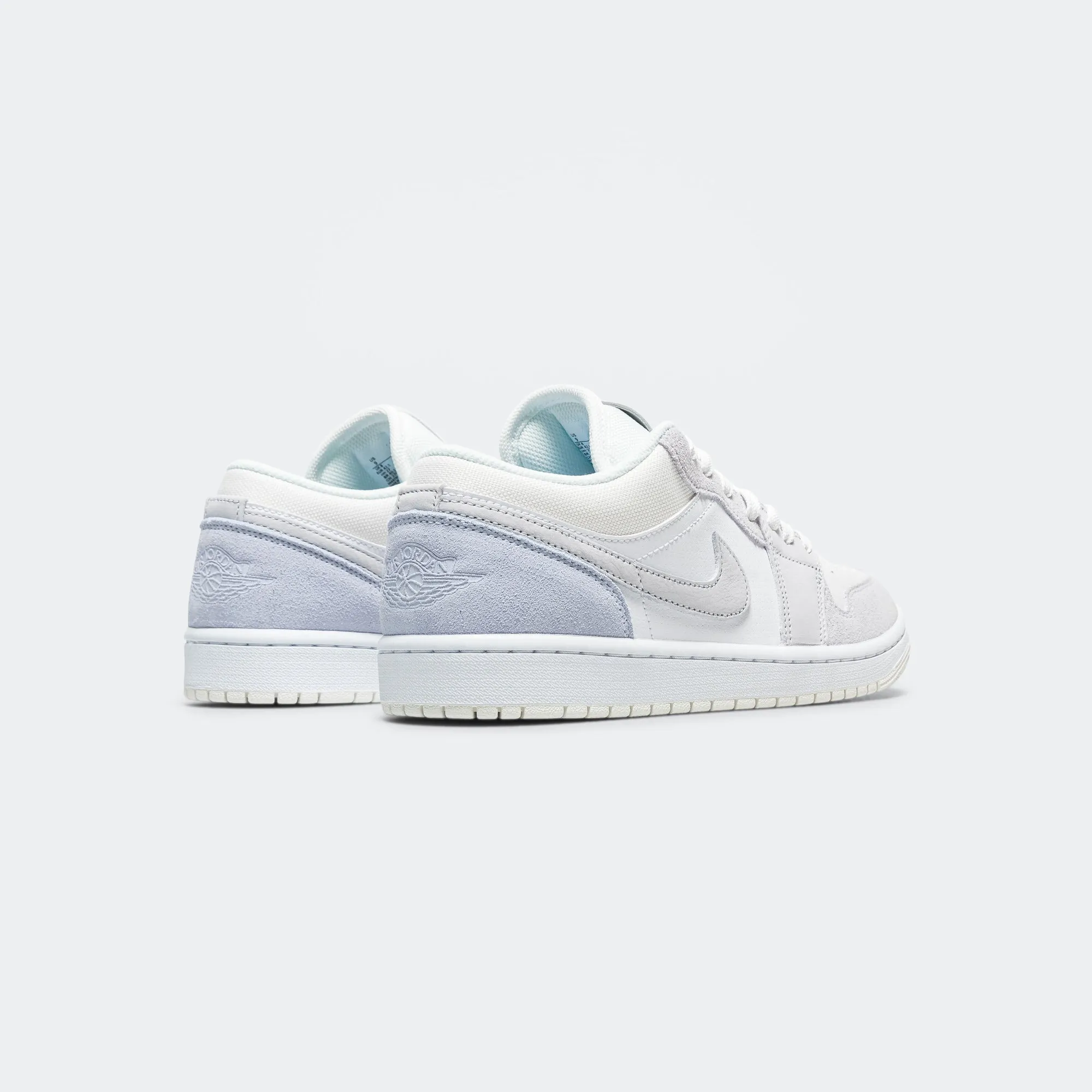 Air Jordan 1 Retro Low - White/Sky Grey-Football Grey