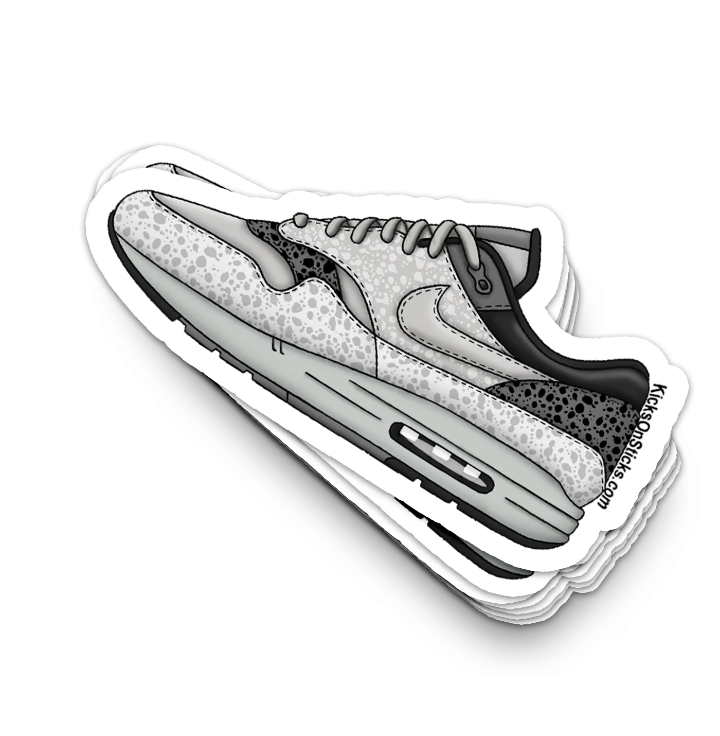 Air Max 1 "Safari Grey 09" Sneaker Sticker