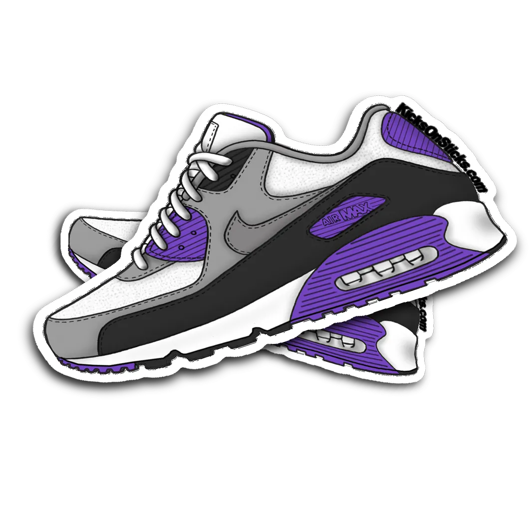 Air Max 90 "Recraft Purple" Sneaker Sticker