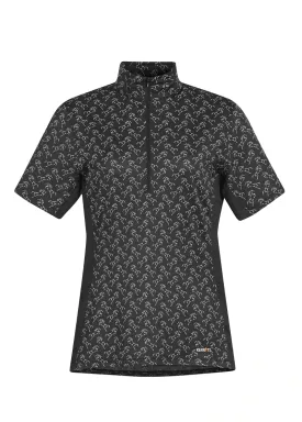 Aire Ice Fil® Black Etched Short Sleeve Shirt - Print