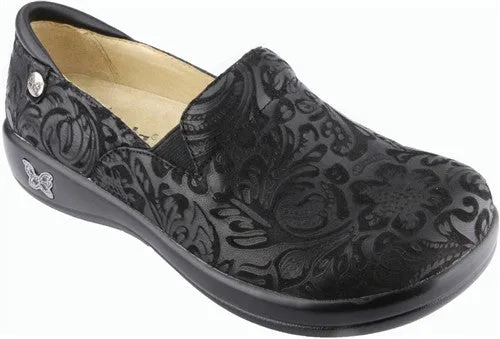 Alegria "Keli" 431 Black Embossed Paisley Professional Shoe