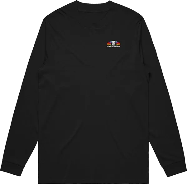 Alien Workshop Spectrum Embroidered Long Sleeve Shirt X-LARGE Black