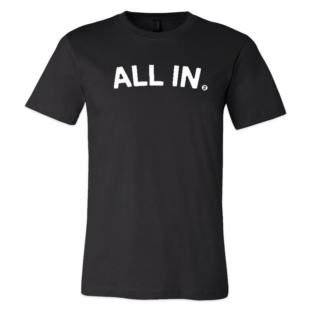 All In Block Text Tee