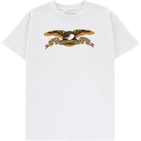 Antihero Eagle T-Shirt - Size: MEDIUM White/Blue Multi