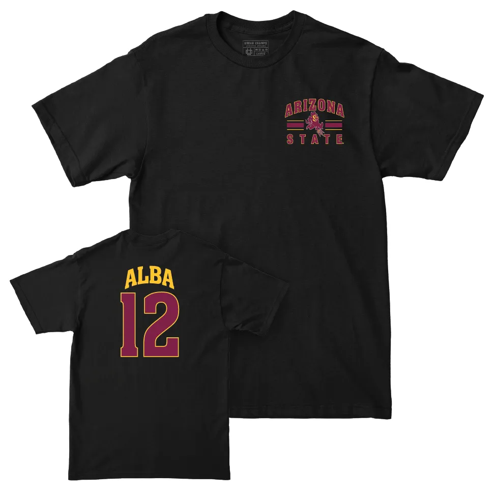 Arizona State Baseball Black Victory Tee - Jaden Alba