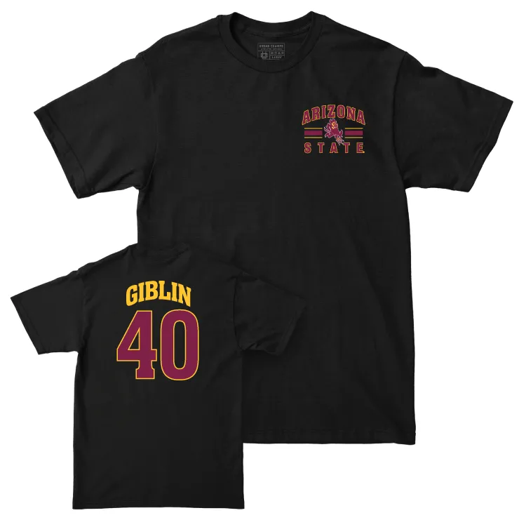 Arizona State Baseball Black Victory Tee - Jonah Giblin