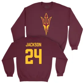 Arizona State Baseball Maroon Legacy Crew - Isaiah Jackson