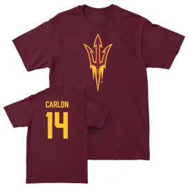 Arizona State Baseball Maroon Legacy Tee - Cole Carlon