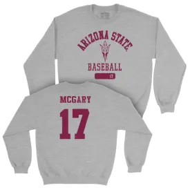 Arizona State Baseball Sport Grey Varsity Crew - Ky McGary