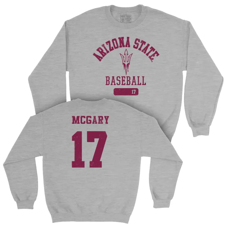 Arizona State Baseball Sport Grey Varsity Crew - Ky McGary