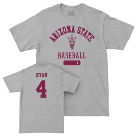 Arizona State Baseball Sport Grey Varsity Tee - Jax Ryan