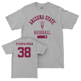 Arizona State Baseball Sport Grey Varsity Tee - Sean Fitzpatrick