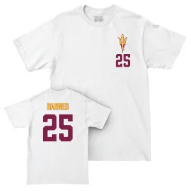 Arizona State Baseball White Logo Comfort Colors Tee - Bradyn Barnes