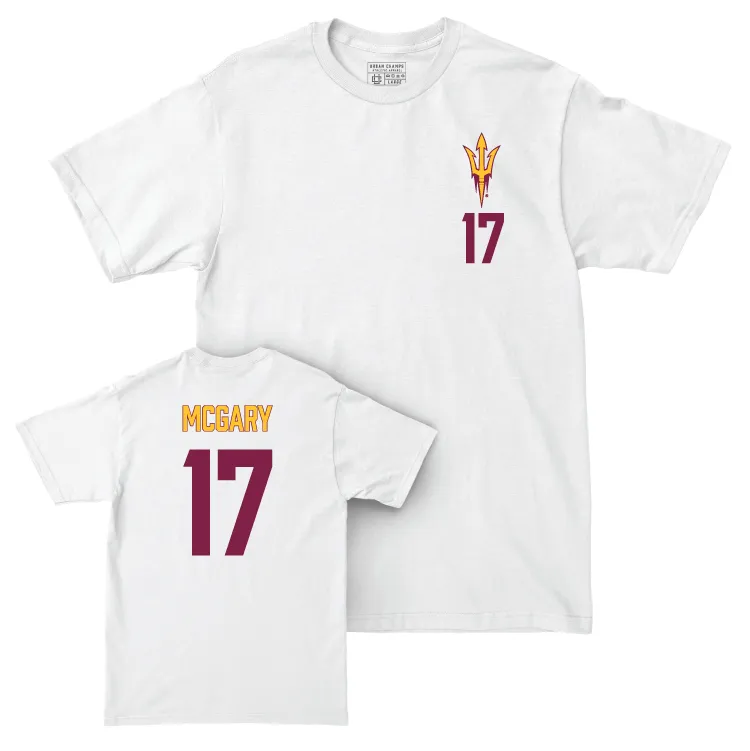 Arizona State Baseball White Logo Comfort Colors Tee - Ky McGary