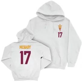 Arizona State Baseball White Logo Hoodie - Ky McGary