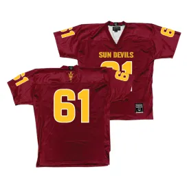 Arizona State Football Maroon Jersey - Carson Keim