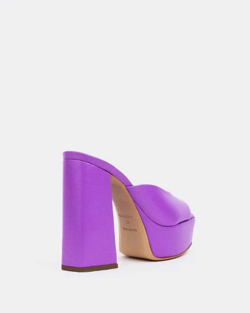 Asador, Purple Leather/Cuir Violet