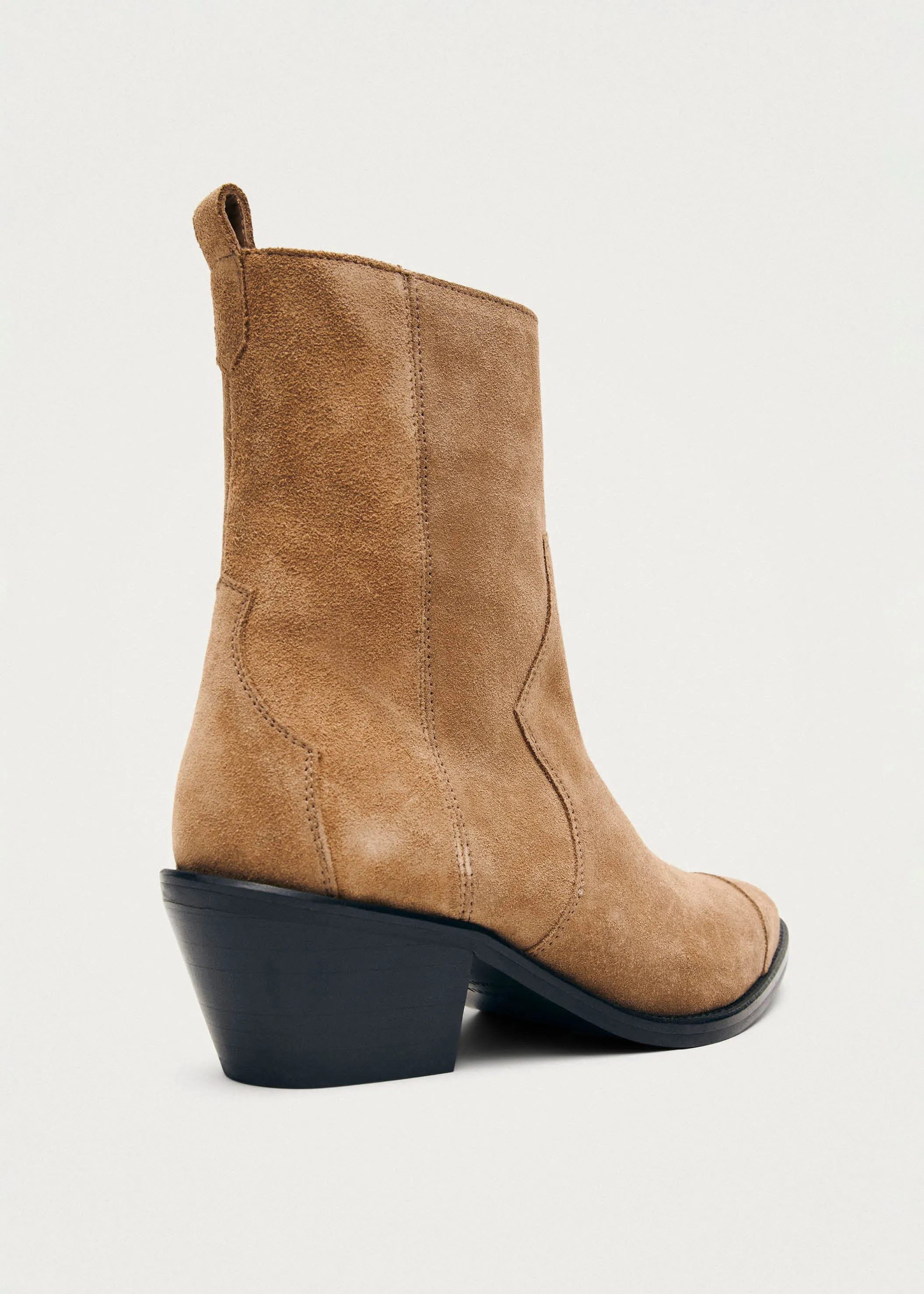 Austin Suede Tan Leather Ankle Boots