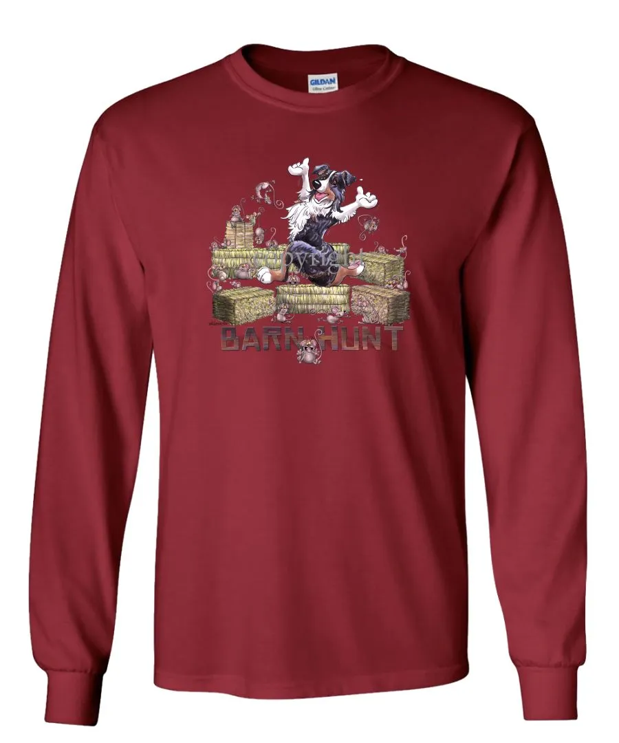 Australian Shepherd  Black Tri - Barnhunt - Long Sleeve T-Shirt