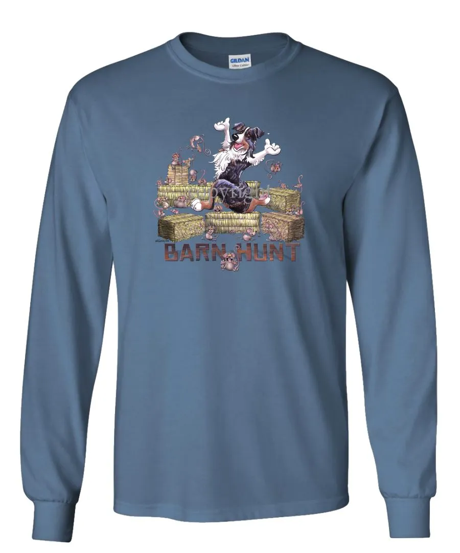 Australian Shepherd  Black Tri - Barnhunt - Long Sleeve T-Shirt