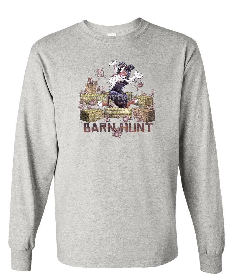 Australian Shepherd  Black Tri - Barnhunt - Long Sleeve T-Shirt