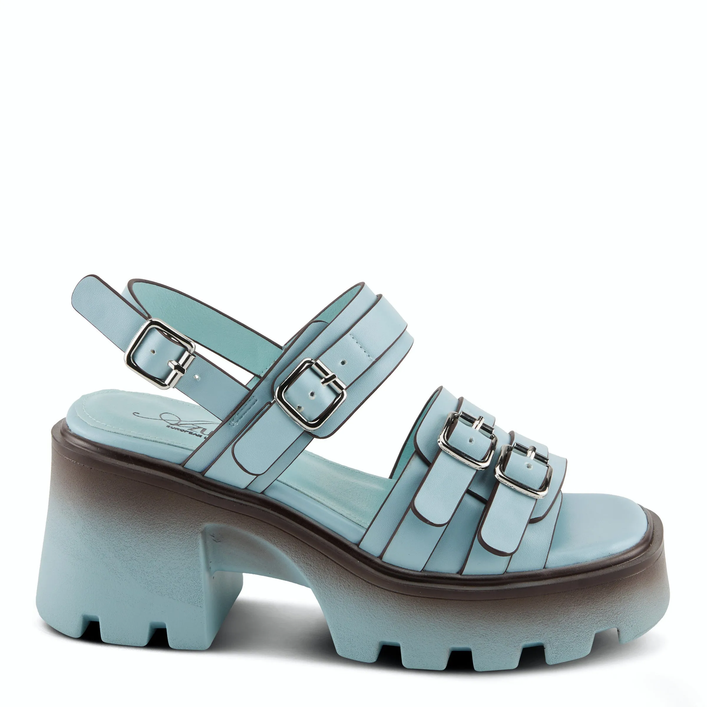 Azura CHEEKYCHIC Platform Leather Sandal