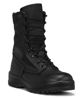 Belleville Mens Black Leather Hot Weather Steel Toe Military Boots