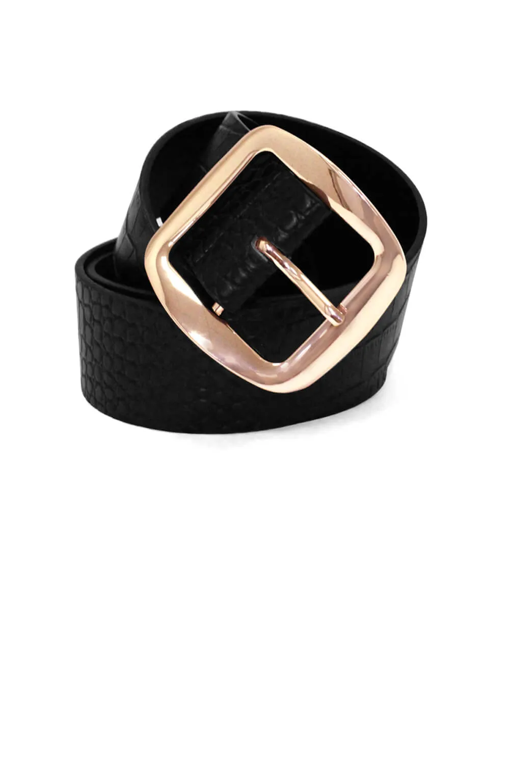 Black Chunky Boyfriend Belt