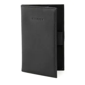 Black Leather Golf Scorecard Holder By Gryphen