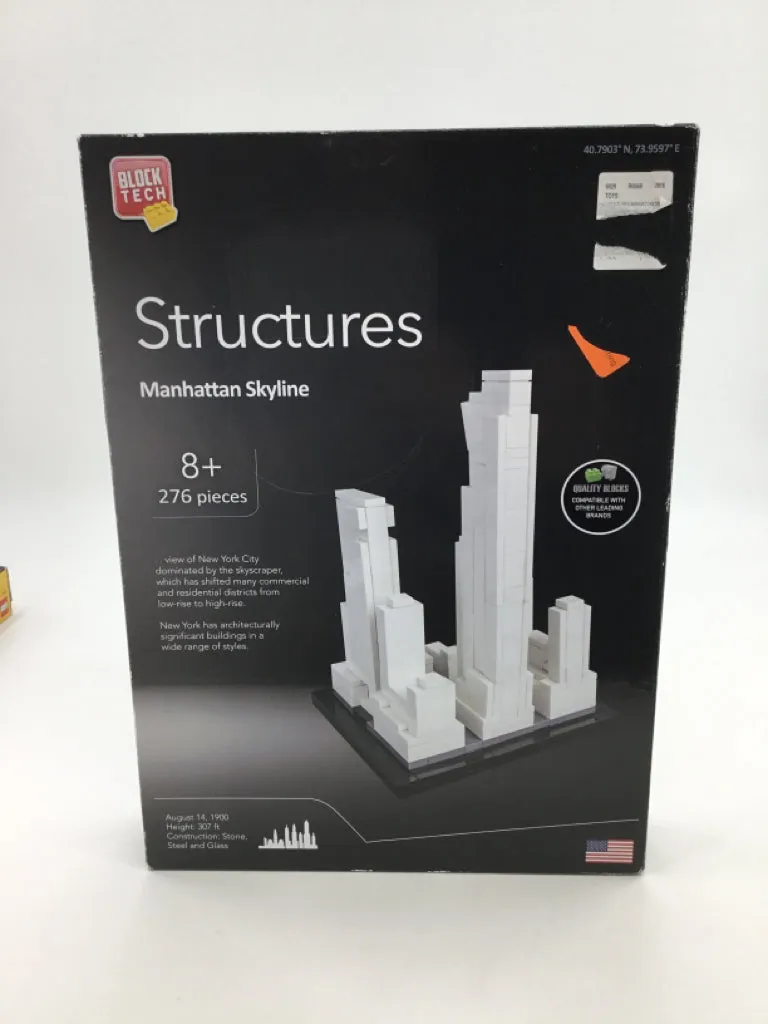 Block Tech Structures Manhattan Skyline Blocks - 276 pcs