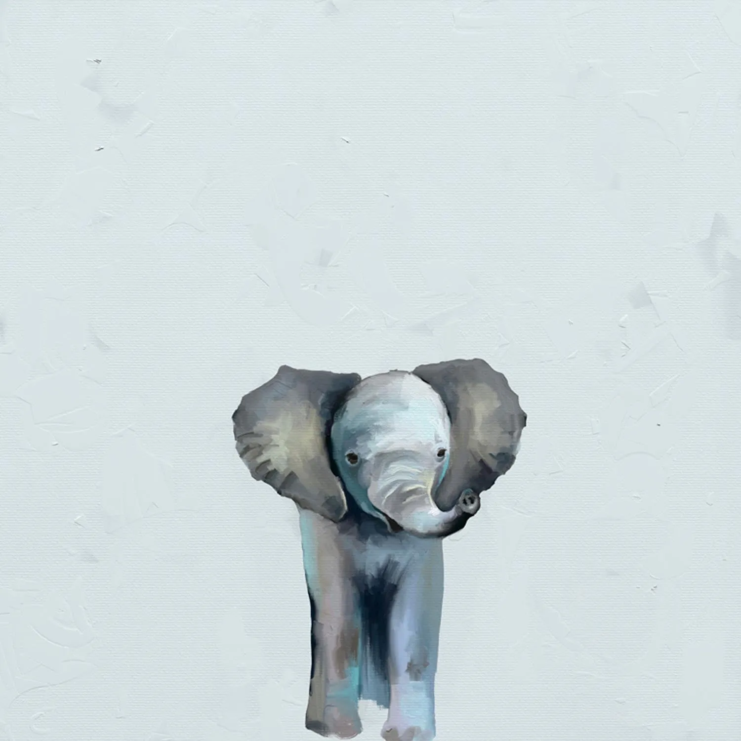 Blue Ellie Canvas Wall Art