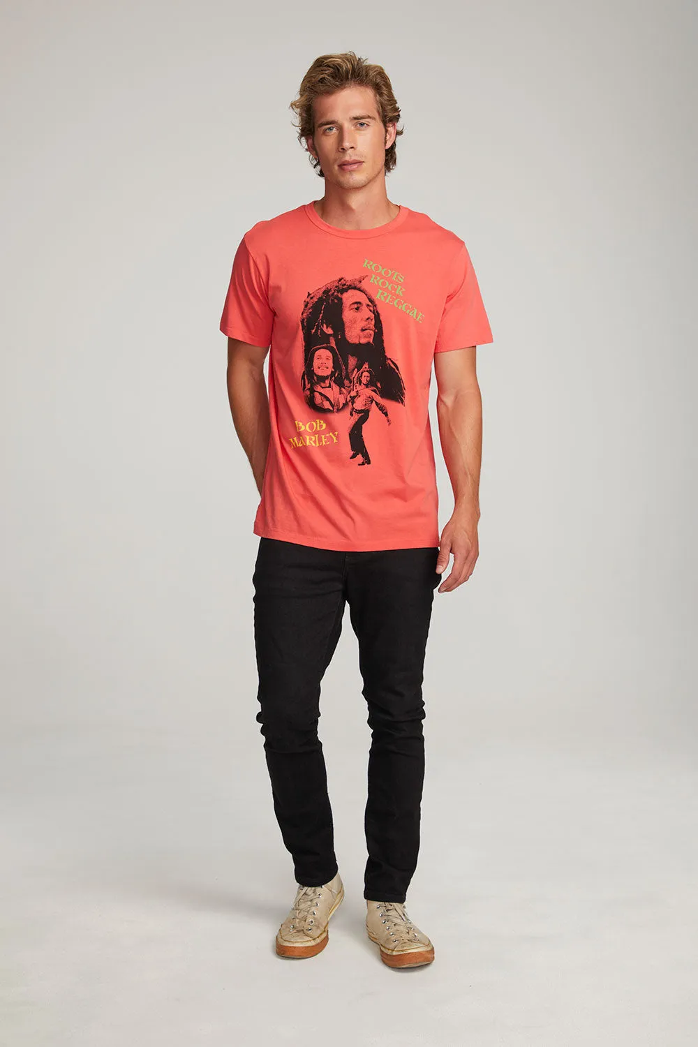 Bob Marley Roots Rock Reggae Mens Tee