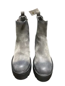 Boots Ankle Heels By Mia In Grey, Size: 9