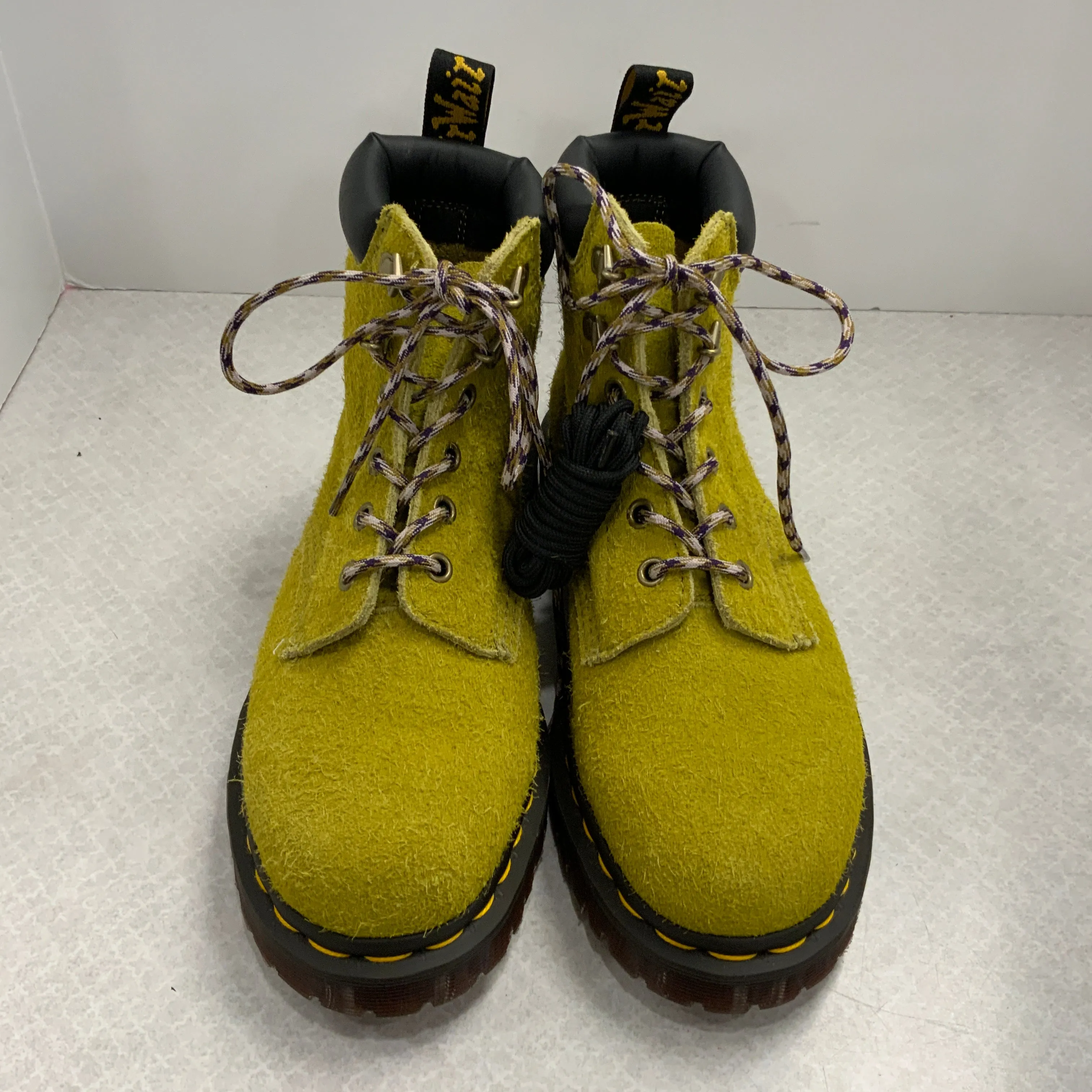 Boots Combat By Dr Martens In Green, Size: 9