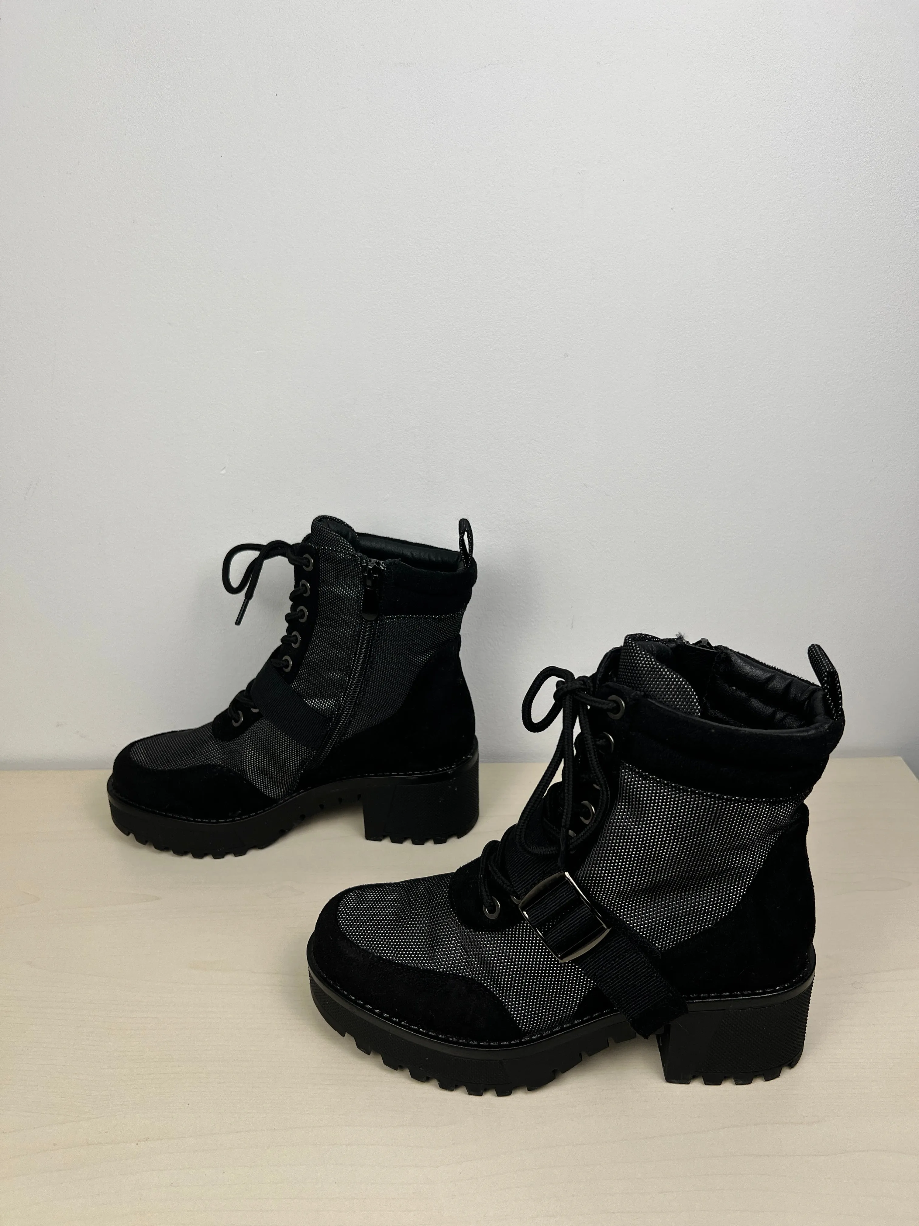 Boots Combat By DREAM PARIS In Black, Size: 5