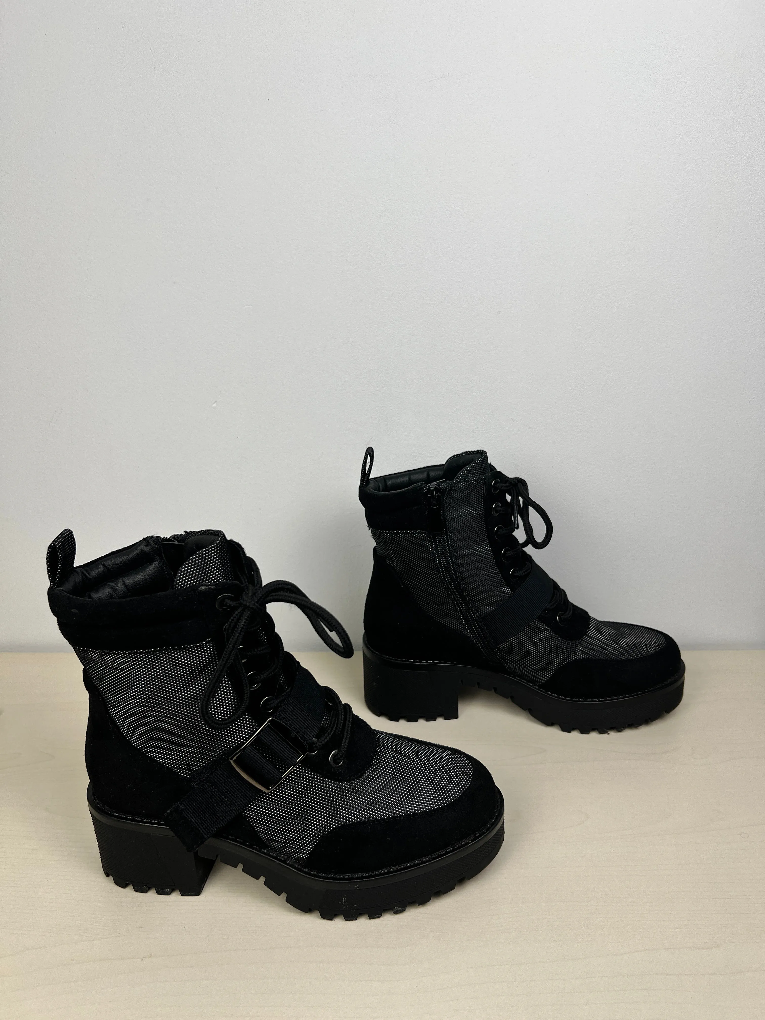 Boots Combat By DREAM PARIS In Black, Size: 5