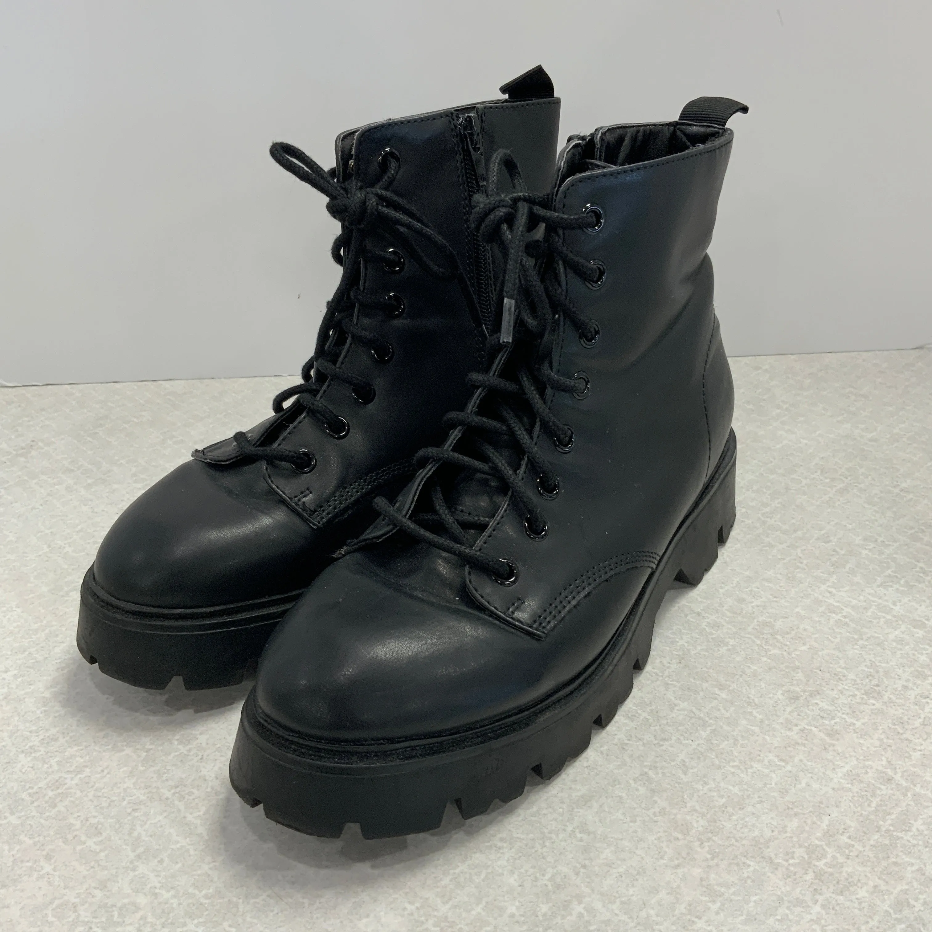 Boots Combat By Madden Girl In Black, Size: 8