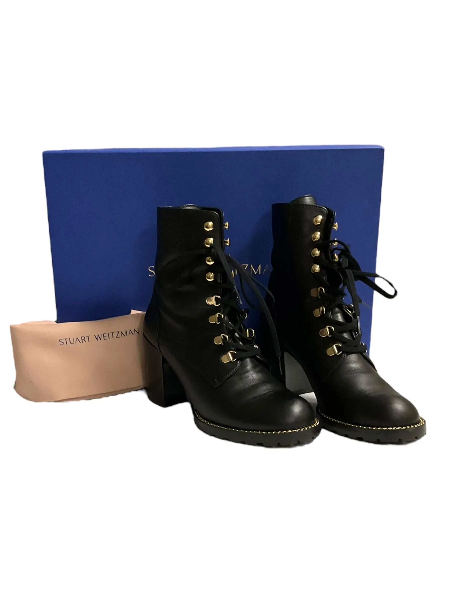 Boots Combat By Stuart Weitzman In Black, Size: 10