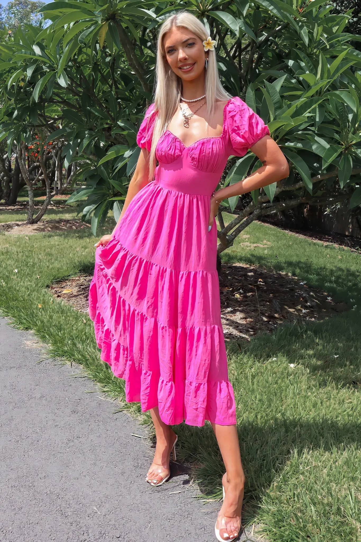 Bratz Maxi Dress - Hot Pink