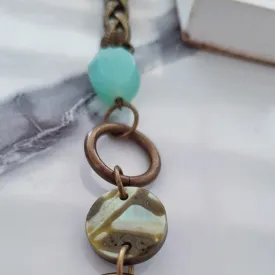 Bronze chain bracelet