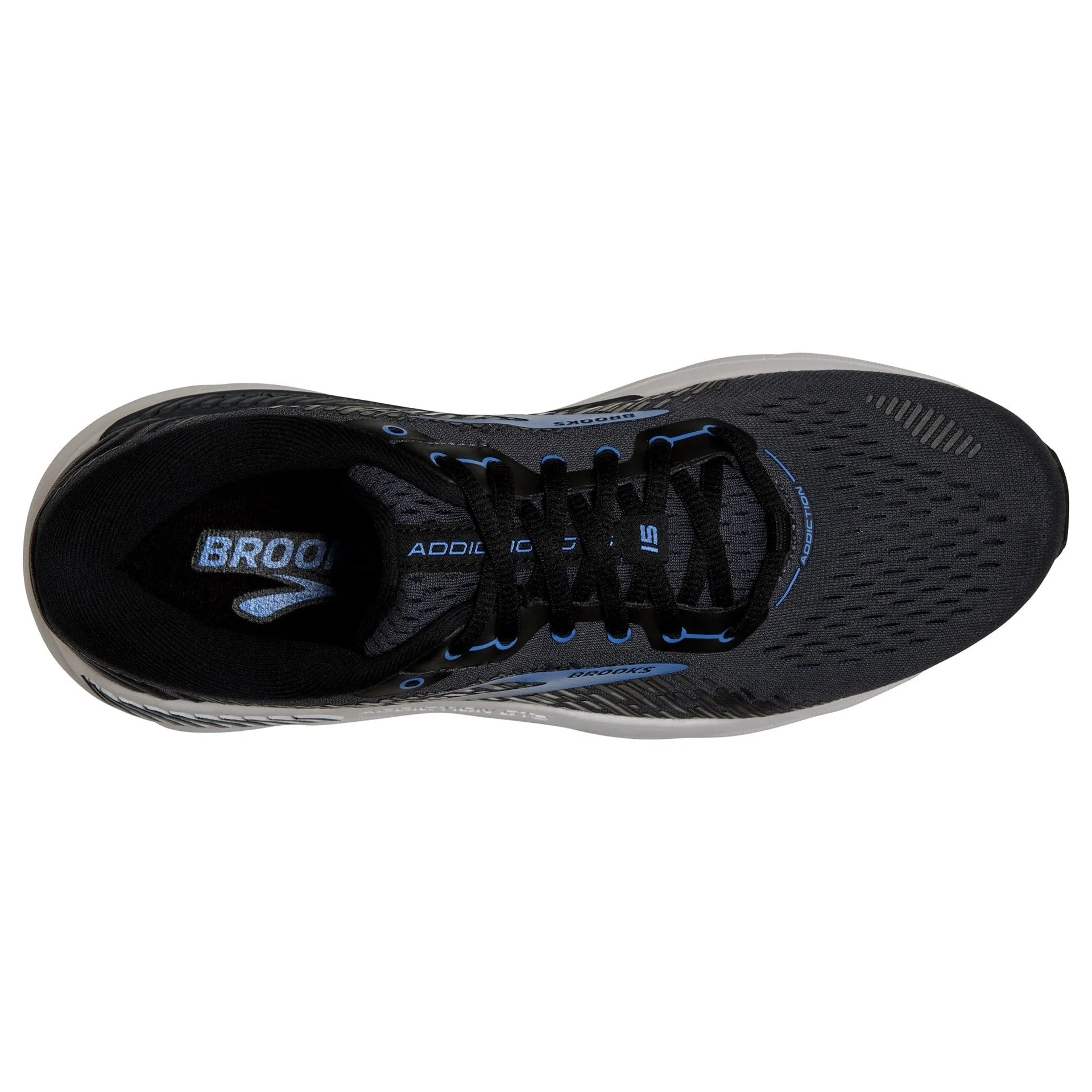 Brooks Addiction GTS 15 India Ink Black Blue Wide Width Men's